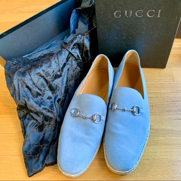 Gucci light blue loafers Clearance